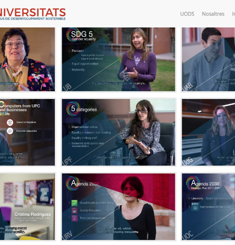 videos ODS - universitats ACUP