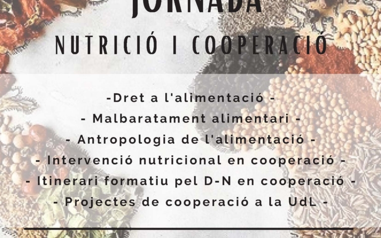 CARTELL JORNADA NUTRICIÓ I COOPERACIÓ